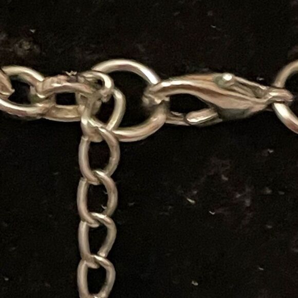 25” Bohemian wood, mixed ceramic, large nugget, beaded necklace w/3” extender - Picture 9 of 13